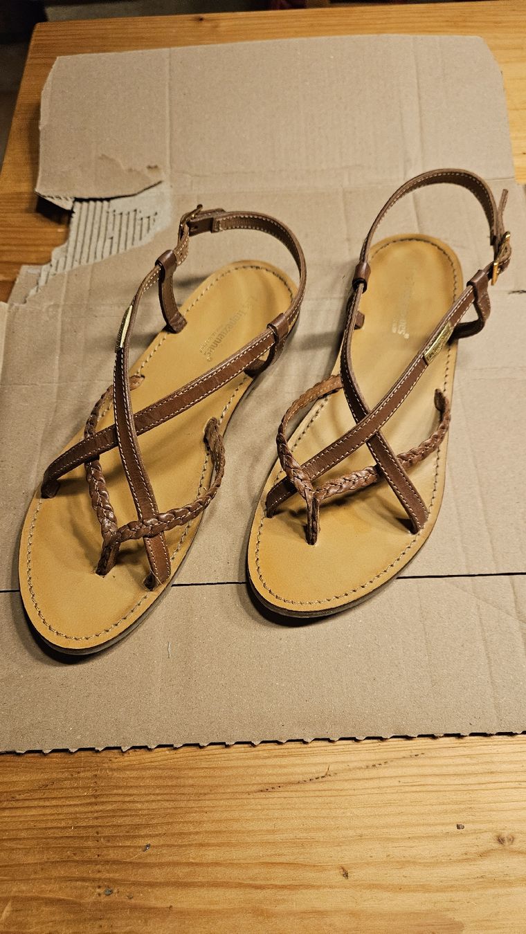 Chaussures femmes: Tropéziennes modèle "Chou" T.38 – Neuf (Voir description) à Baulmes par Emm_g29m