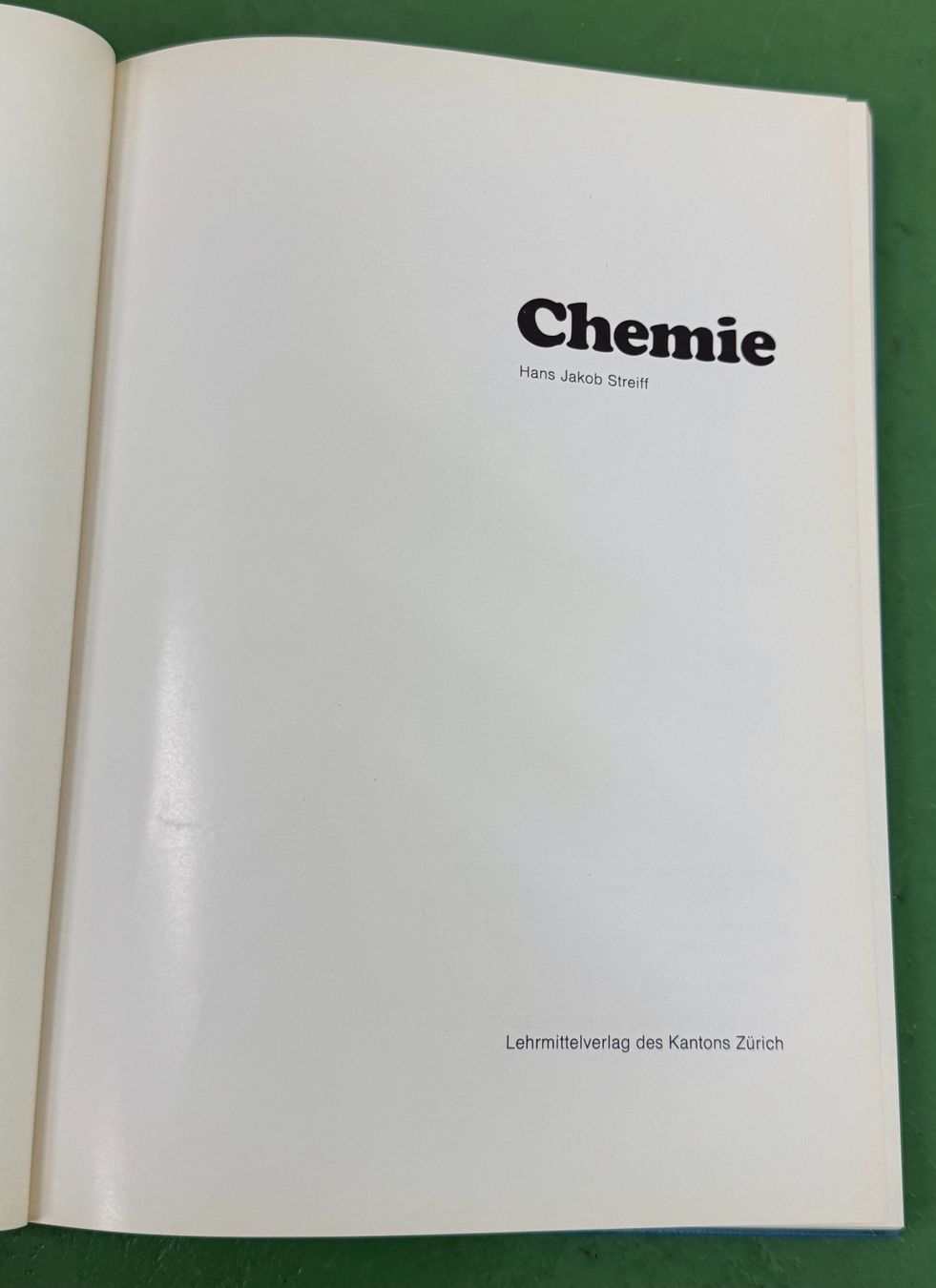 Libri: Hans Jakob Streiff: Chemie – Usato da Basel venduto da Ostschweiz06 1