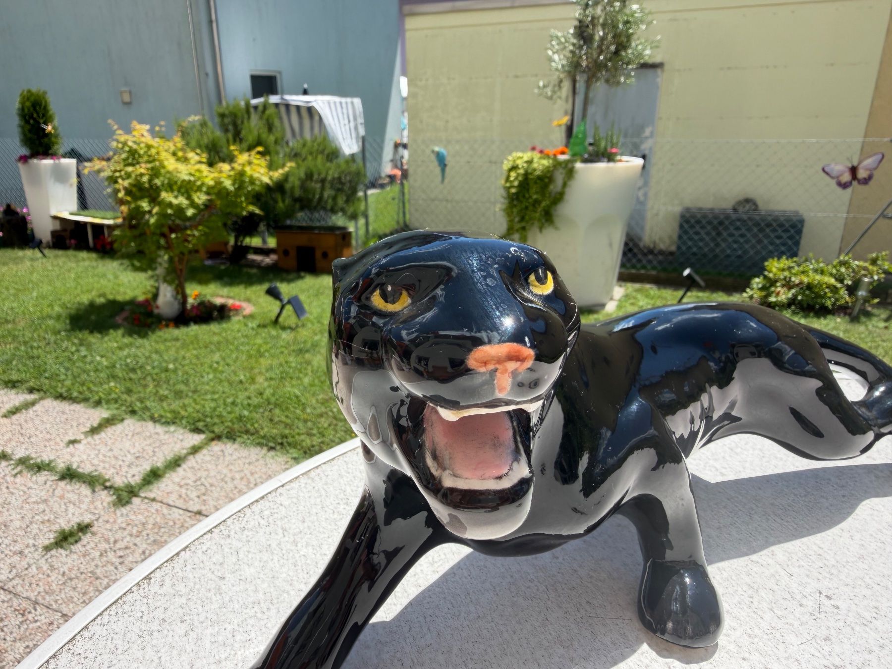 Figuren: Keramischer Schwarzer Panther (lang 45 cm) – Gebraucht aus Cugnasco von tizianaq 3