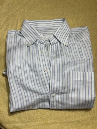 Ermenegildo Zegna Camicia Uomo di Lino -tgXL