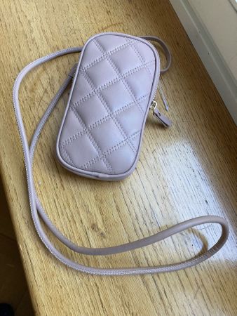 MICROBAG HANDYBAG, MATELASÉE SAND mit separatem RIEMEN, NEU!