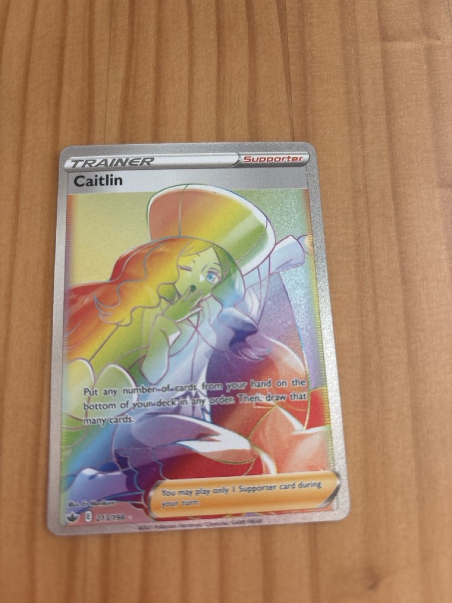 Pokémon Carte collezionabili: Caitlin Rainbow, Chilling Reign – Usato da Bern venduto da Pokescherti