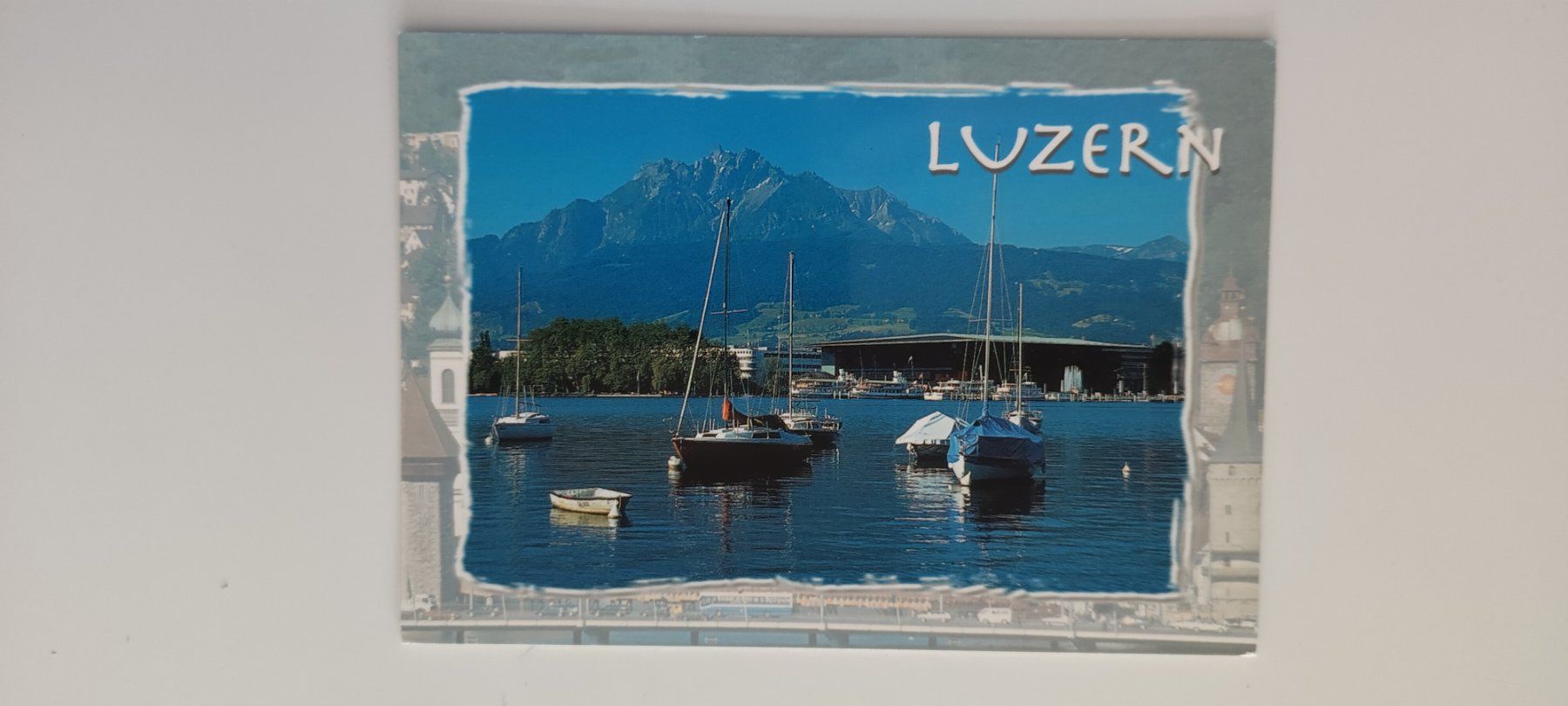 Ansichtskarten: Originale Ansichtskarte von Luzern mit Bergpanorama! – Gebraucht aus Ohmstal von Lebensfreude05