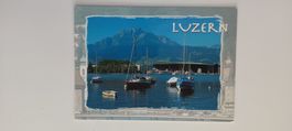 Originale Ansichtskarte von Luzern mit Bergpanorama!