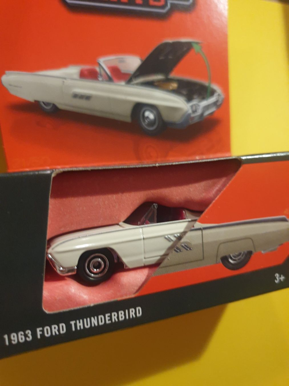 Matchbox Modellini d'auto: Matchbox 1963 FORD THUNDERBIRD – Nuovo e nell'imballaggio originale da Oftringen venduto da Rotor 4