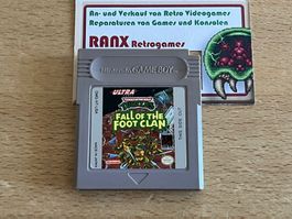 TMNT Ninja Turtles Fall of the Foot Clan, original, Gameboy