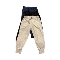 H&M Jogging Pants Set 3 Pack Blue Black Grey Size L New