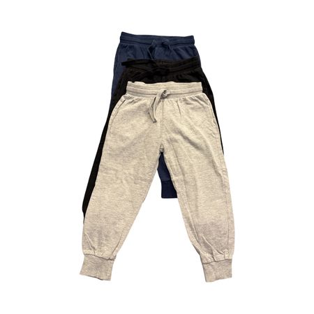 H&M Jogging Pants Set 3 Pack Blue Black Grey Size L New