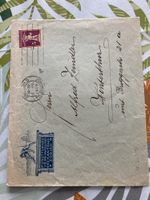 Briefumschlag Kunstturner Kanton Zürich 1929 gelaufen