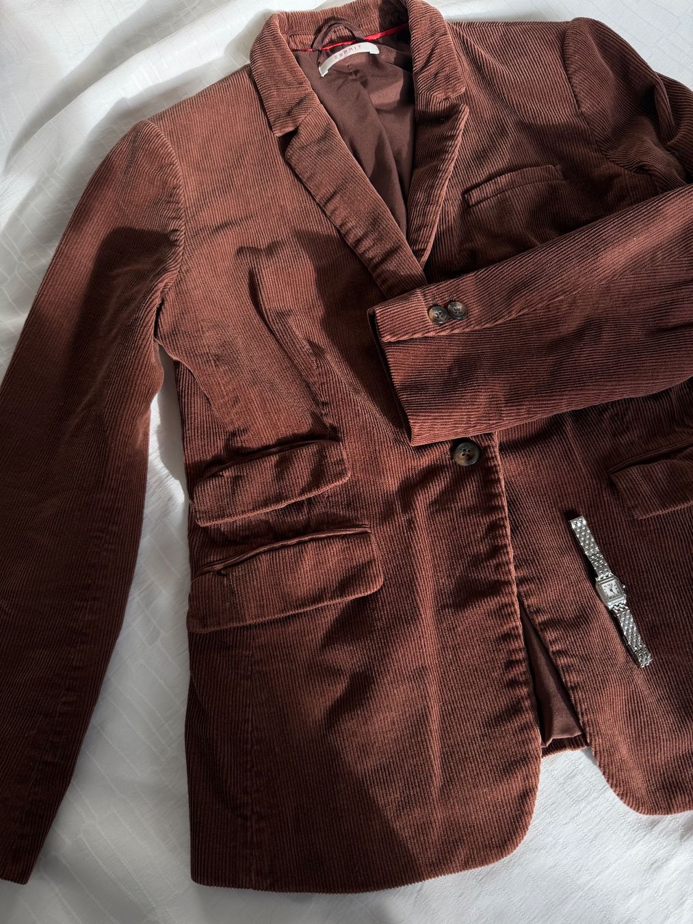 Jacken: ESPRIT Cordblazer, braun, Grösse 38 – Gebraucht aus Sargans von lil_s2h8