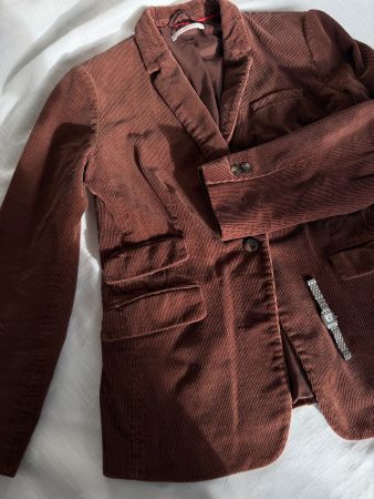 ESPRIT Cordblazer, braun, Grösse 38