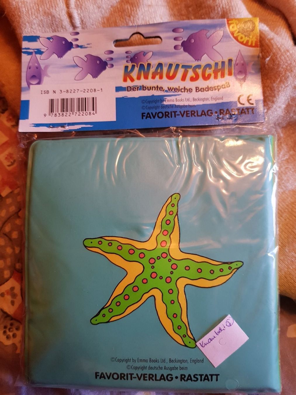 Libri: Knautschi Badebuch Taucher – Nuovo e nell'imballaggio originale da Schwarzenburg venduto da Flamingo07 1