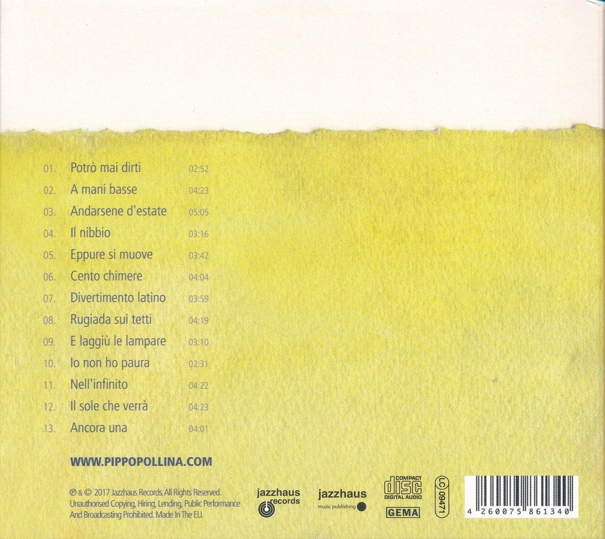 CD: Il Sole Che Verra - Pippo Pollina – Usato da Schaan venduto da morebooks 1
