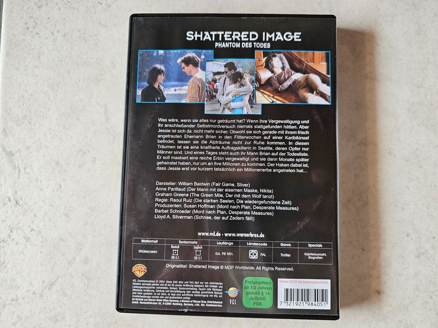 Tutti i DVDs: Shattered Image  -  Phantom des Todes – Usato da Schneisingen venduto da backstore24 1