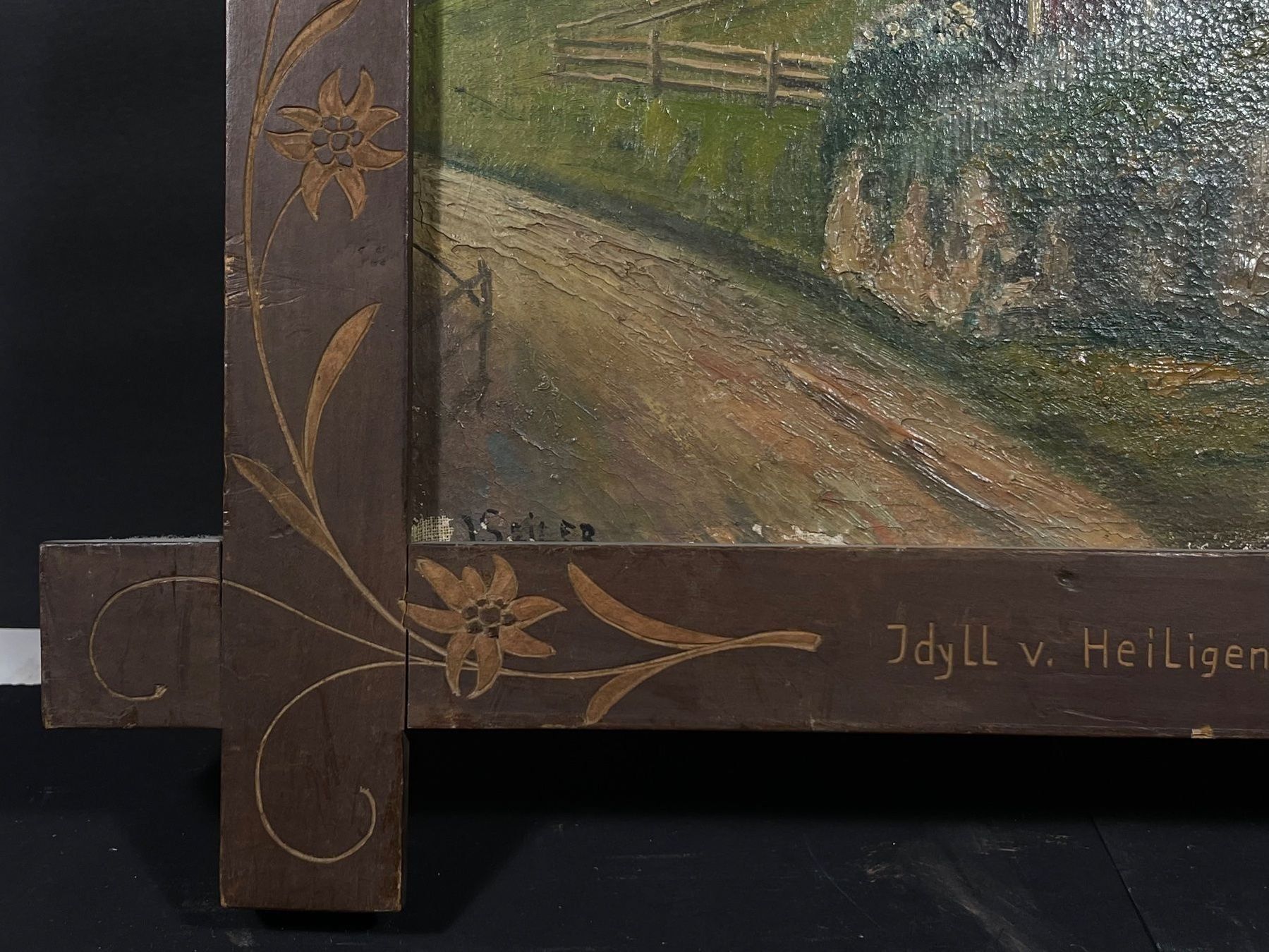 Dipinti: Landschaftgemälde Seiler Jdyll v. Heiligenschwendi – Usato da Müllheim Dorf venduto da Othmar73 3