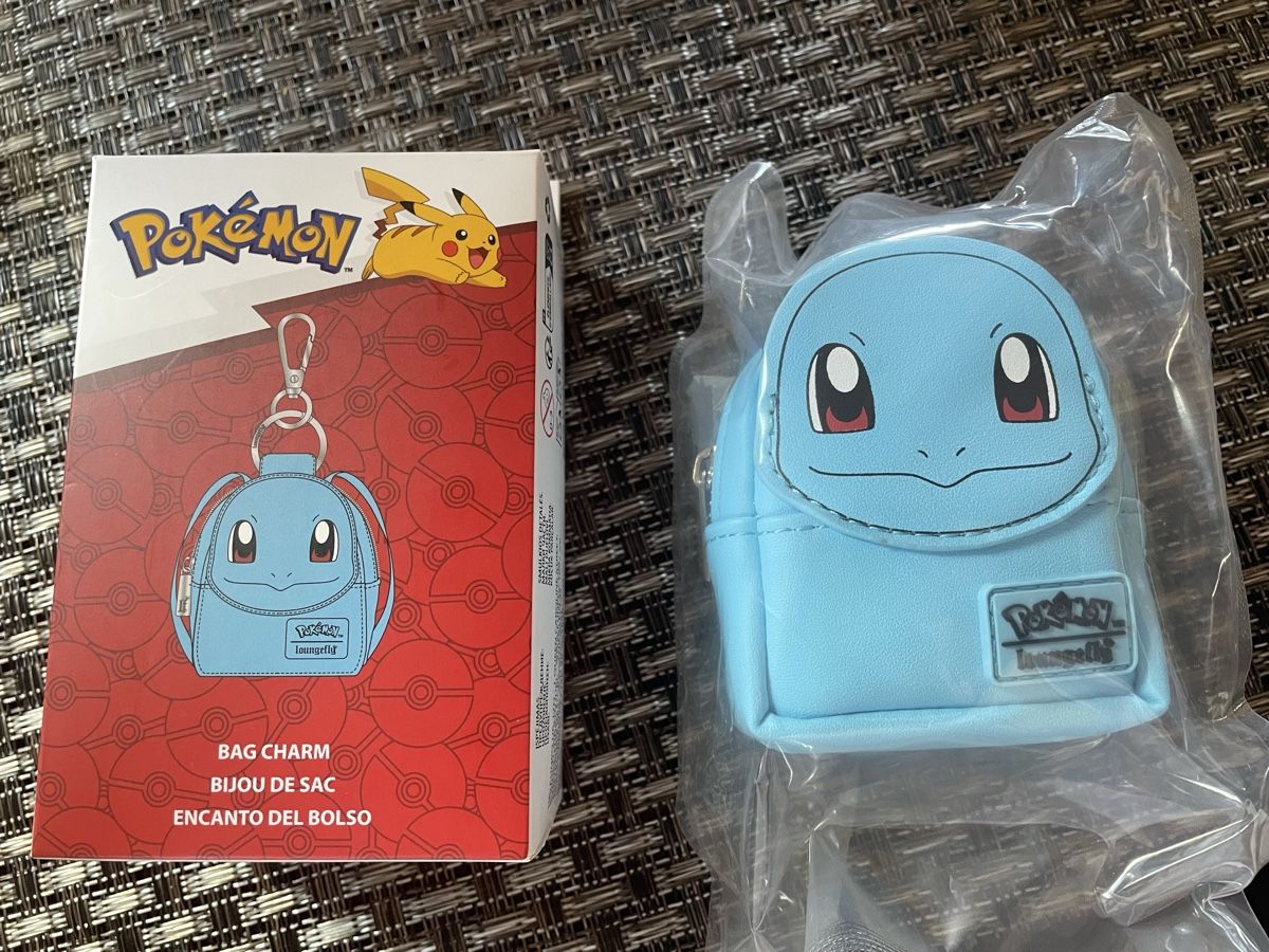 Pokémon Giocattoli: Pokemon Squirtle mini backpack Bag Charm New – Nuovo e nell'imballaggio originale da Buttikon SZ venduto da trzurigo