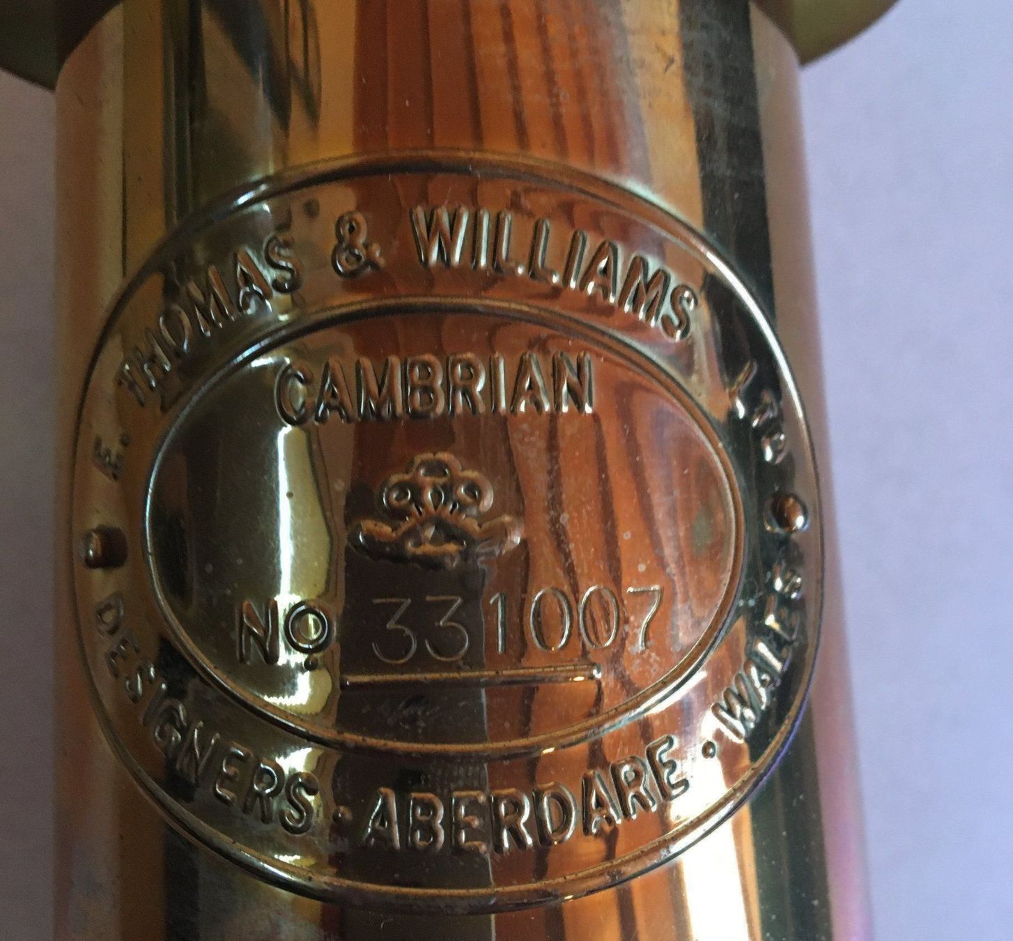 Lanterne: Lampe de mineur E.Thomas & Williams Ltd - neuve – Nuovo (secondo la descrizione) da APPLES venduto da az02 2