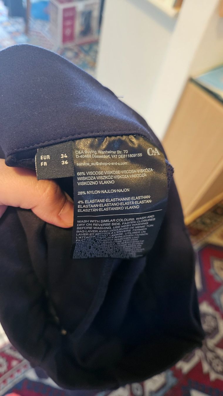 C&A Pantaloni: Pantaloni C&A tg.34 misto viscosa – Usato da Melano venduto da H-Sara 4