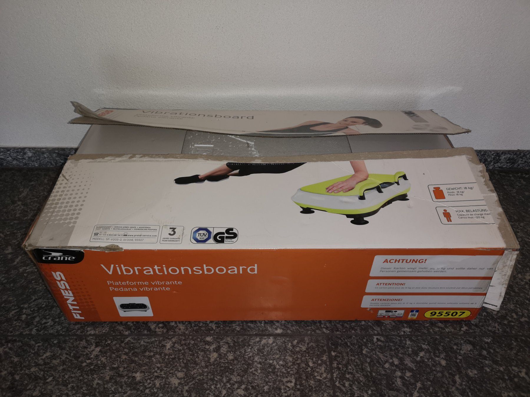 Aldi Hometrainer: Vibrationsboard Crane – Usato da Breitenbach venduto da ueberflieger90