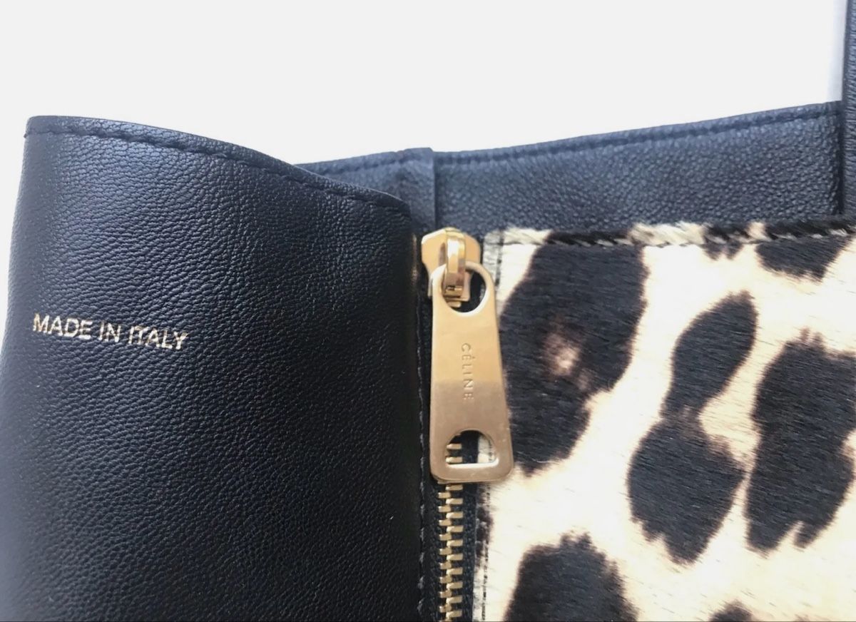 Celine Taschen für Damen: CÉLINE SHOPPER in Lammleder mit Leopardenfell – Neu (gemäss Beschreibung) aus Buchs ZH von KittyInStyle 3