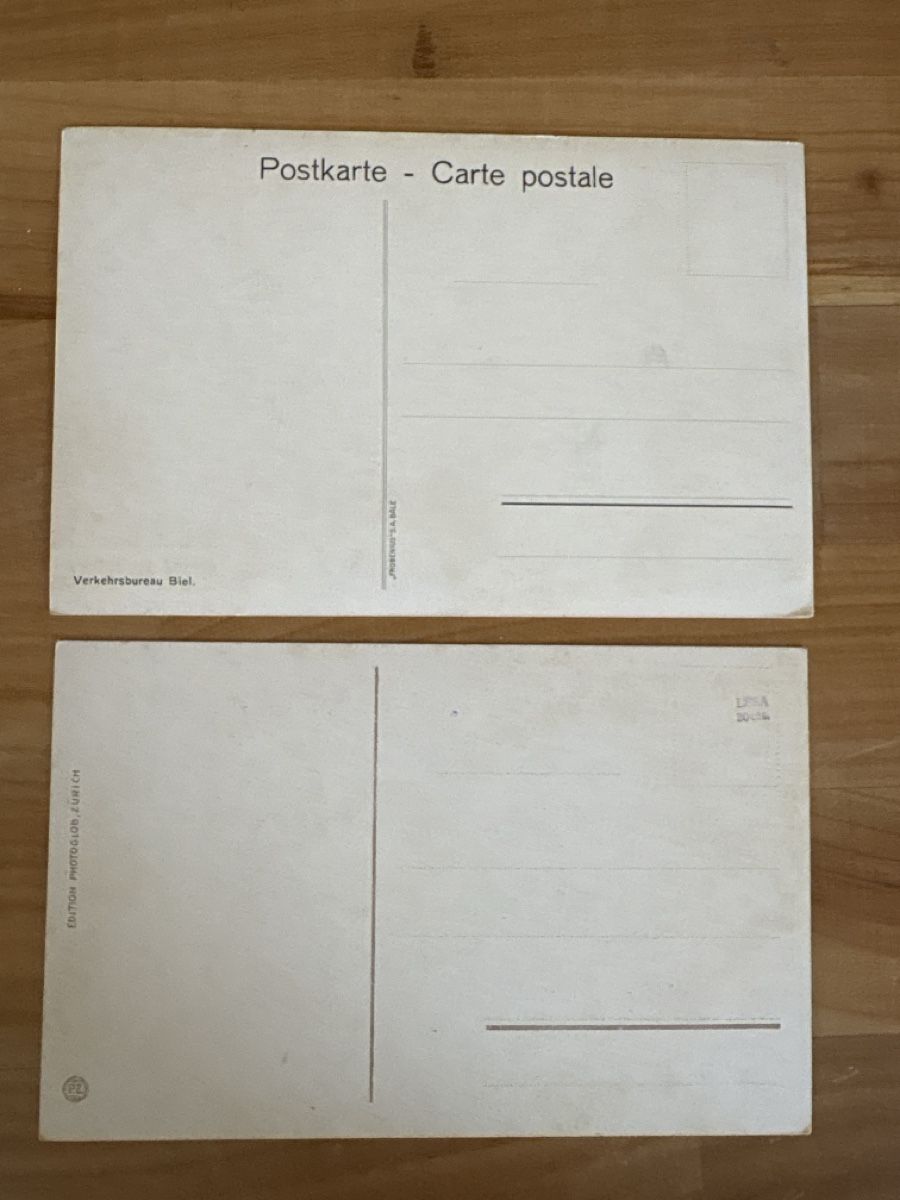 Cartoline postali: AK von Bielersee – Usato da Rümlang venduto da Brieftaube2 1