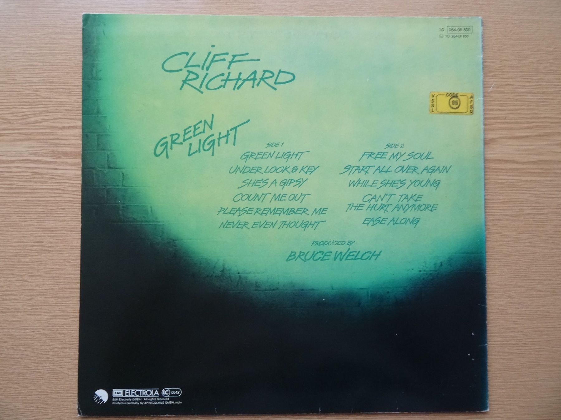 Dischi in vinile: Cliff Richard: Green Light Vinyl LP – Usato da Zürich venduto da burdan 1