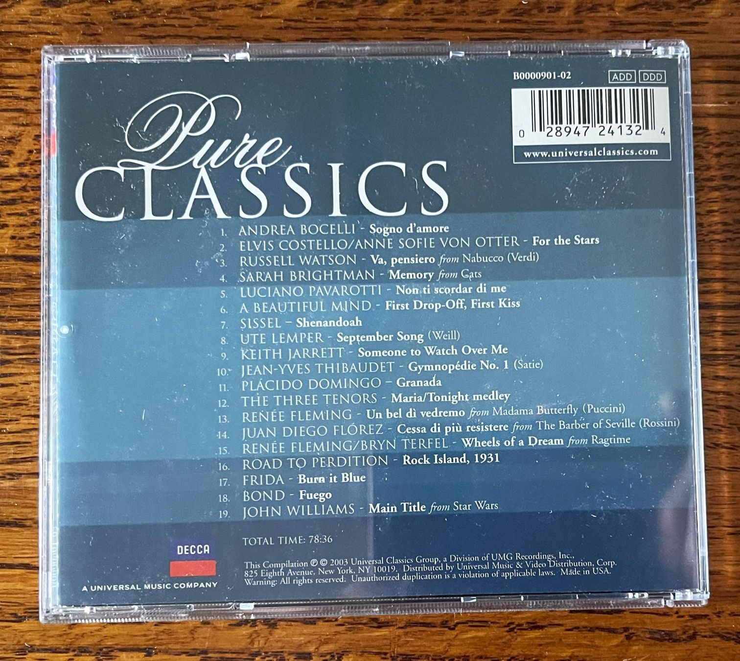CD: PURE CLASSICS CD – Usato da Oftringen venduto da Vucki 1