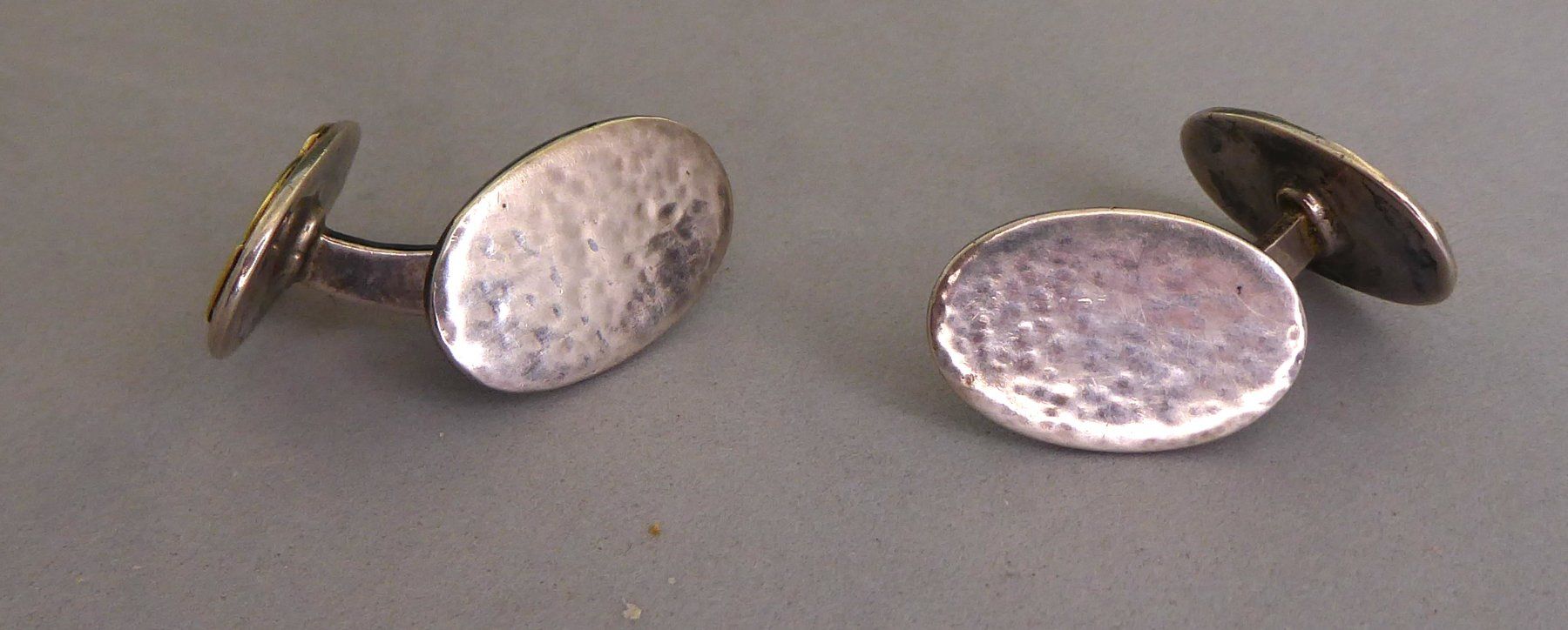 Gemelli: Manschettenknöpfe 925 Silber Teil vergoldet mit Monogramm – Usato da Muri AG venduto da Lineli2020 1