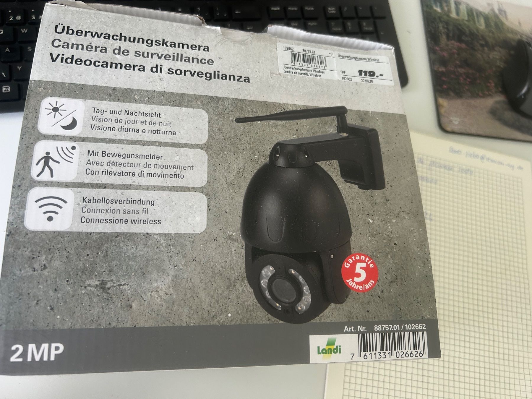 Videocamere: Ueberwachungskamera – Nuovo (secondo la descrizione) da Mörschwil venduto da kesselim