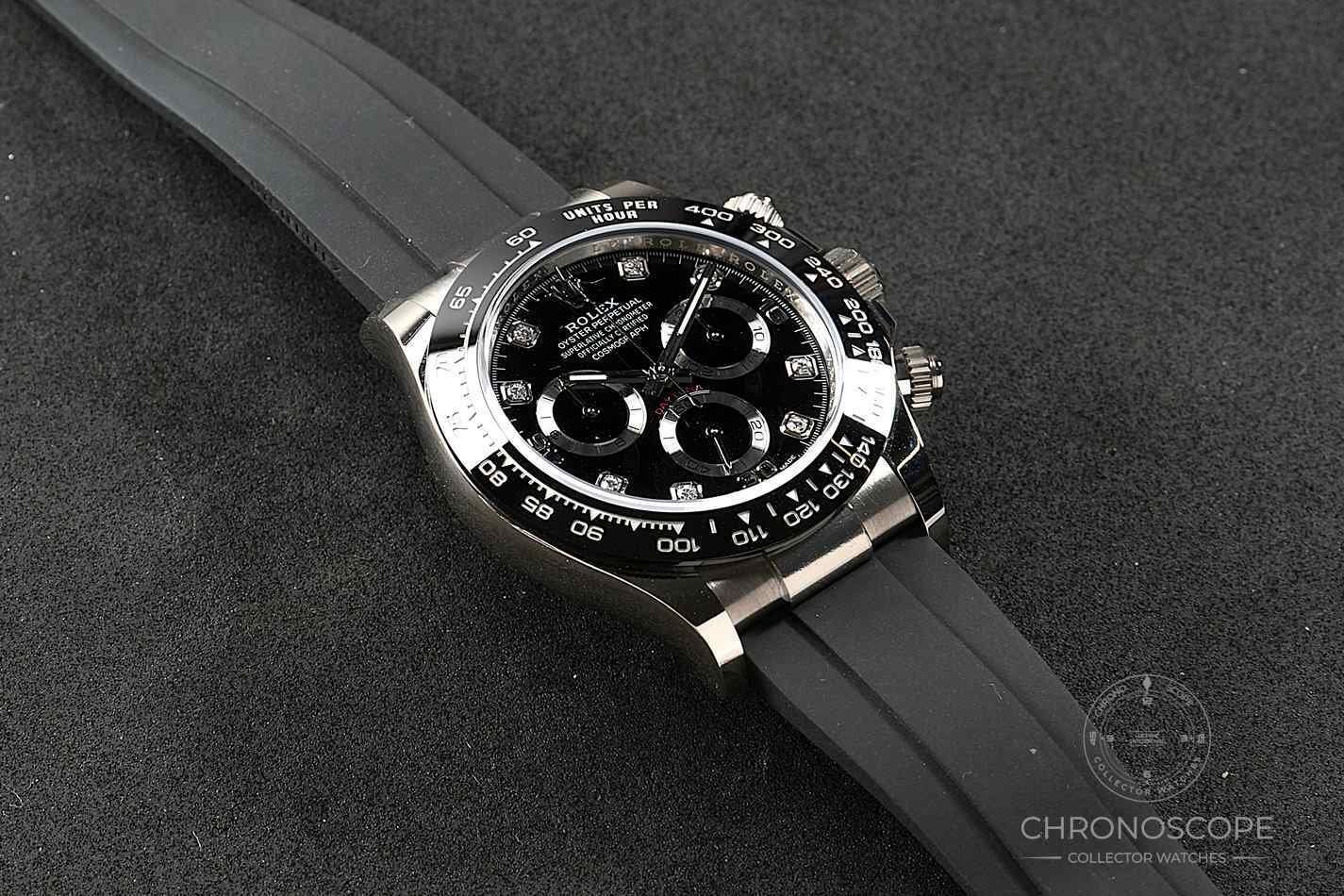 Rolex Orologi: Rolex Cosmograph Daytona Chronograph ref. 116519LN Diamonds – Usato da Luzern venduto da ChronoScope6004 3