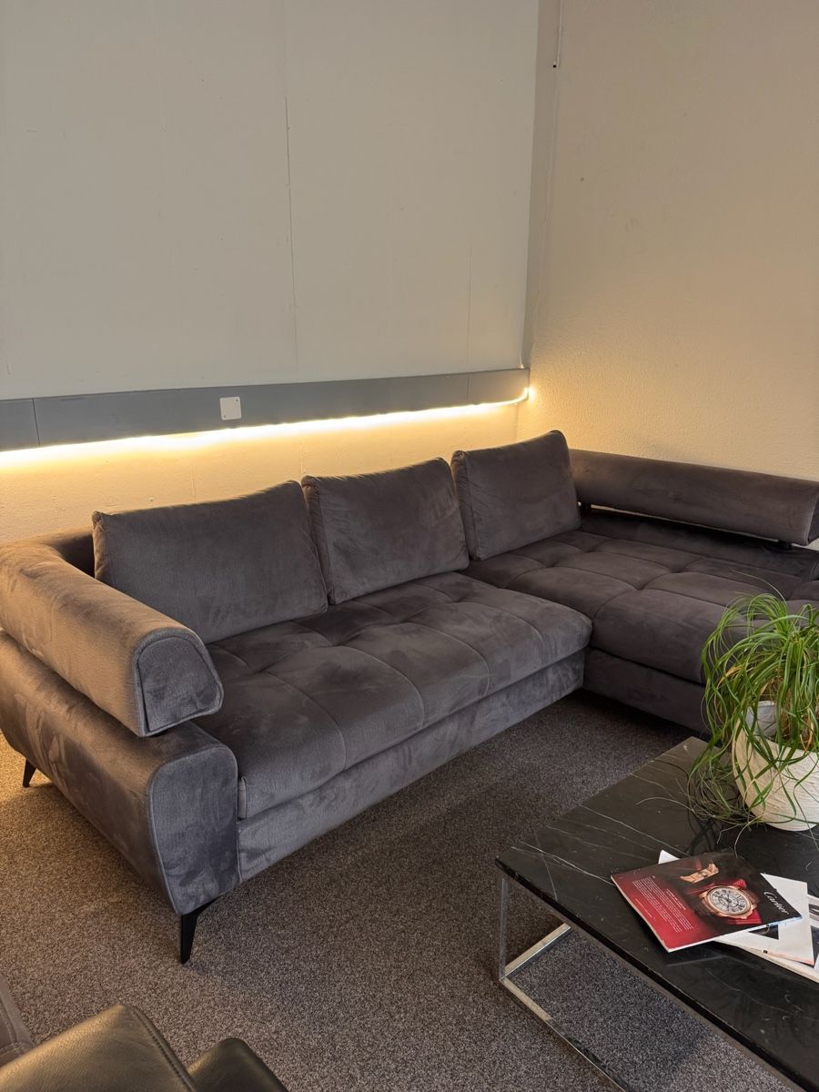 Sofas: Ecksofa Dunkel Grau mit Bettfunktion – Gebraucht aus Fehraltorf von Sofalab.swiss 2