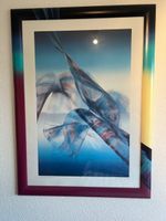 Michael John March "The Blue Diver I" - Original Grafik!