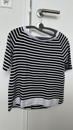 Shirt, leichter Kurzarm-Pullover/Deutschland / gestreift / S