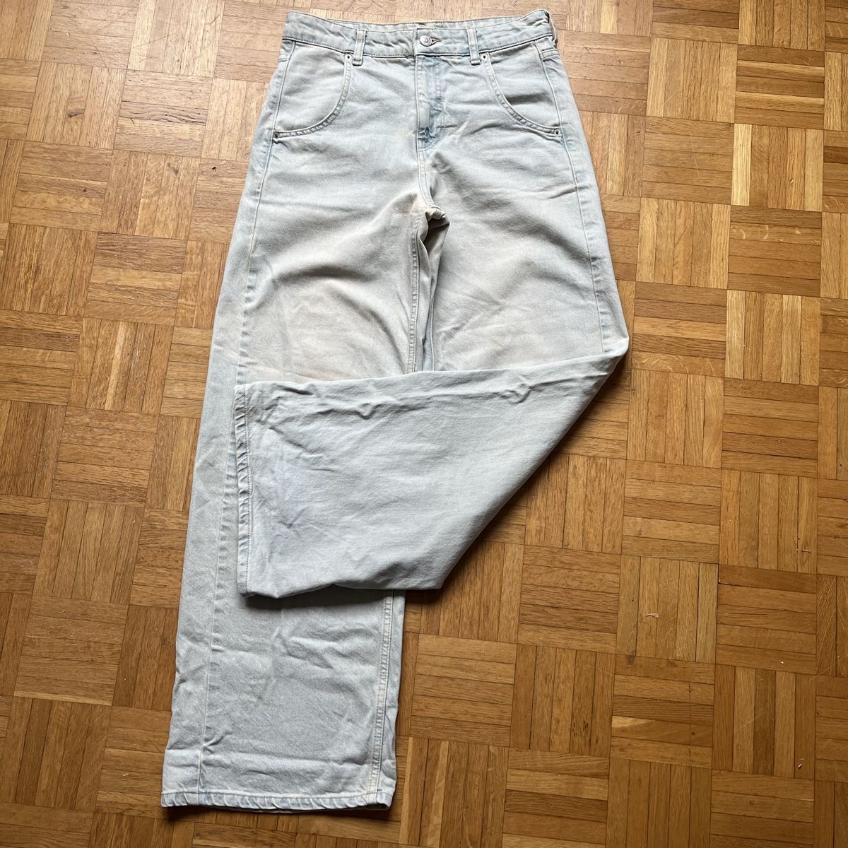Pull&Bear Jeans: Jean taille basse Pull&Bear acid washed taille 34 – Usato da Vevey venduto da jul_xh6s 1
