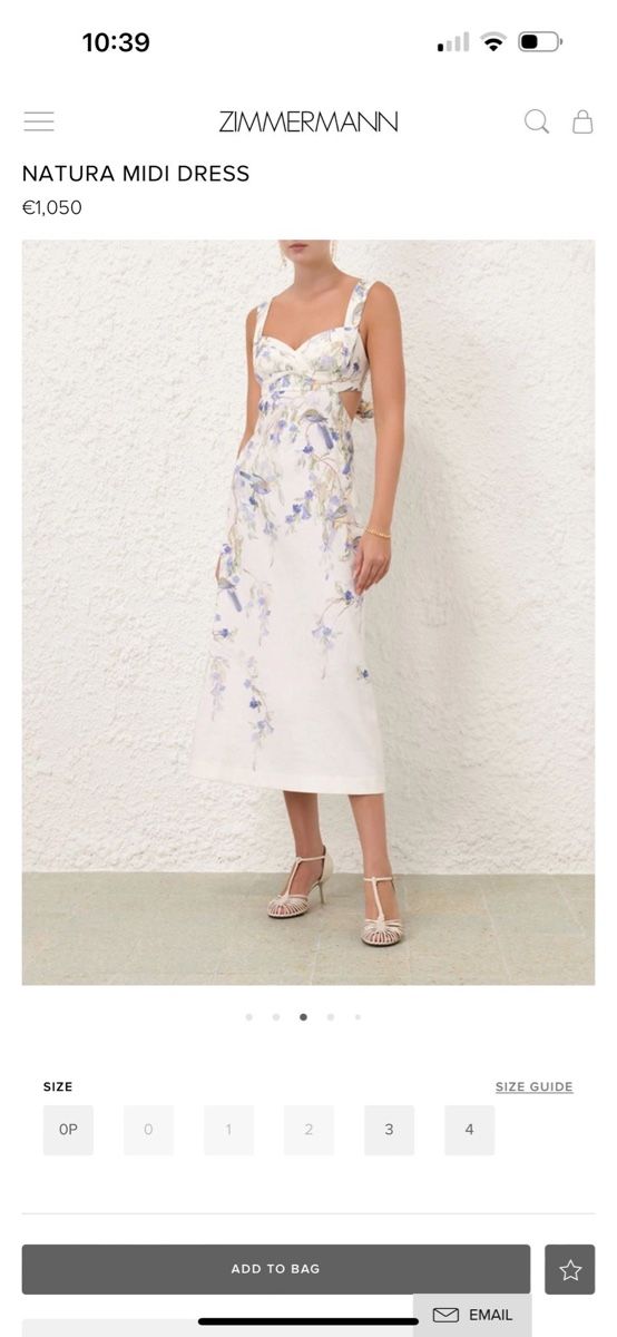 Zimmermann Vestiti: Zimmermann " Natura Midi Dress " – Nuovo (secondo la descrizione) da Unterägeri venduto da gua_h6yc