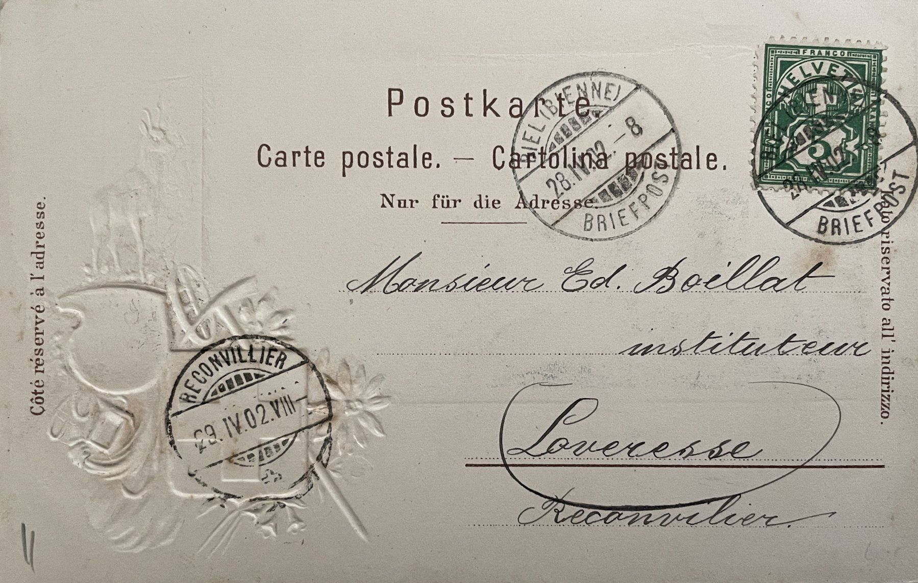 Cartes postales: Biel-Bienne - Vue générale – D'occasion à Savagnier par Ne2065 1