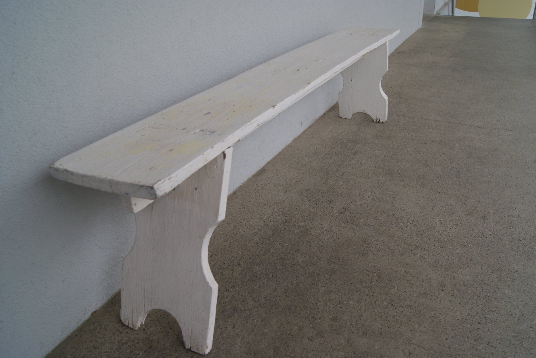 Panchine: Alte Sitzbank weiss – Usato da Schafisheim venduto da ds.roth 3