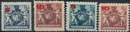 Liechtenstein 1924, Serien 61A-62A und 61B-62B **, 170.-