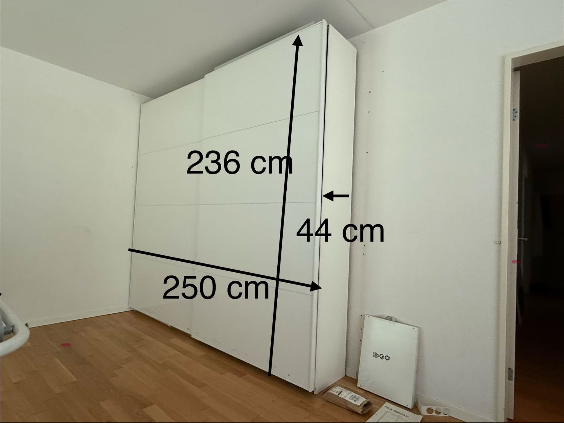 Ikea Schränke: Ikea PAX Kleiderschrank "schmal" gebraucht – Gebraucht aus Adliswil von karpfen113 5