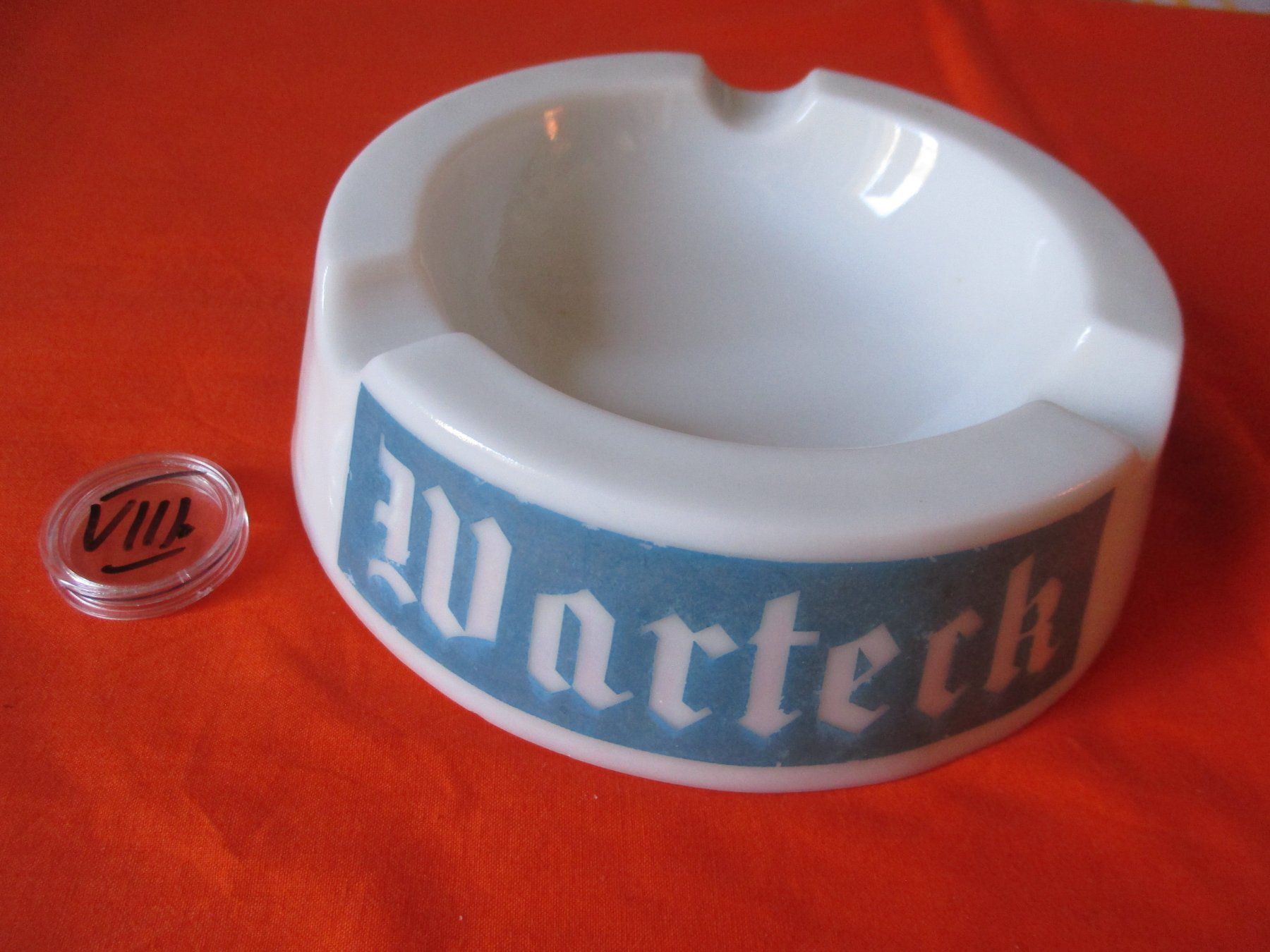 Portacenere: Warteck Basel, Aschenbecher Glas – Usato da Birsfelden venduto da alles-muss-raus