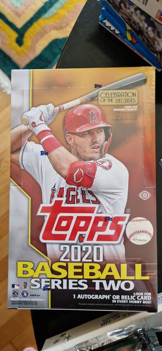 Topps Carte collezionabili: Hobbybox de Topps BASEBALL series 2 de 2020 – Nuovo e nell'imballaggio originale da Lutry venduto da SwissBBCards