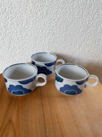 3 tolle Tassen Villeroy & Boch, Mettlach, Blue Cloud