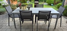 Granittisch Sardo - der Gartentisch Klassiker von Interio