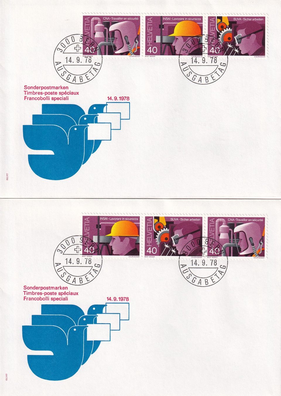 Tutti i francobolli: Lot 8 Briefe FDC 1978 - 1979 – Usato da Rossa venduto da becky05 2