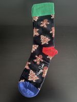 Happy Socks Weihnachtssocken Lebkuchenmännchen Grösse 41-46 