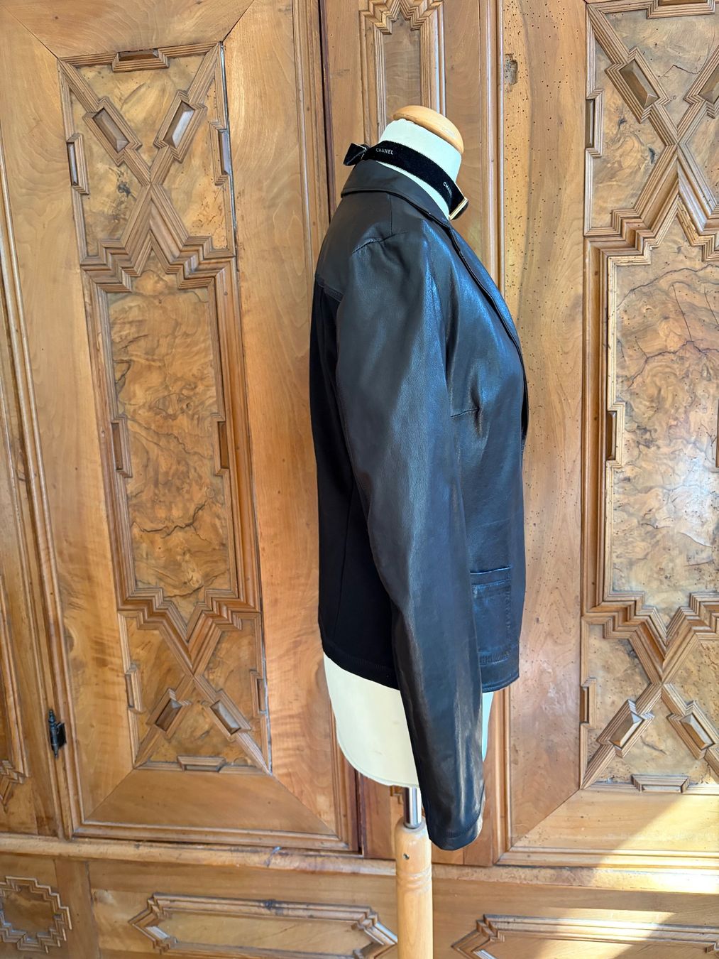 Giacche: LEONARDO Jacke  100 % Leder + Stretchmaterial, Größe M – Usato da Interlaken venduto da Bona55 3