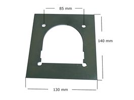 4x Gegenplatte zu Zurrmulde 130x140mm