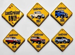 6 exklusive Magnete LandCruiser