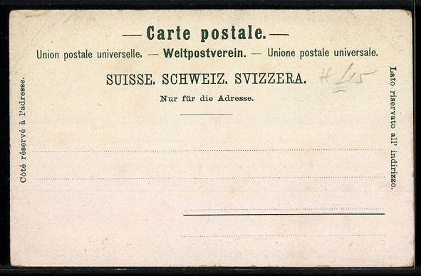Ansichtskarten: Litho Basel, Hotel Euler, Denkmal, Brüc – Gebraucht aus Berlin von bartko-reher 1