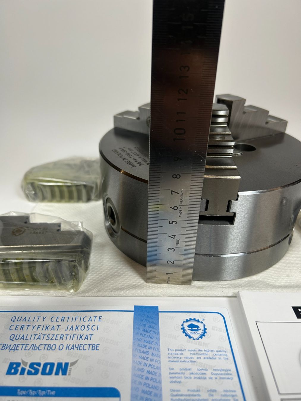 Tutti gli attrezzi: Bison 3CSN 200 D4 3-Backenfutter – Nuovo e nell'imballaggio originale da Rothenfluh venduto da BitterlinPartner 4